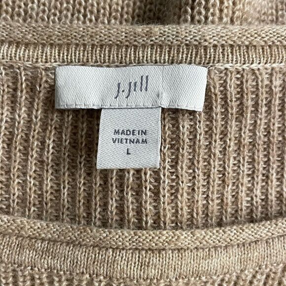J‎ Jill Knit Sweater Cotton Acrylic Blend Pullover Womens L - Picture 3 of 7